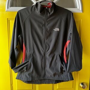 The North Face Charcoal and Coral Jacket